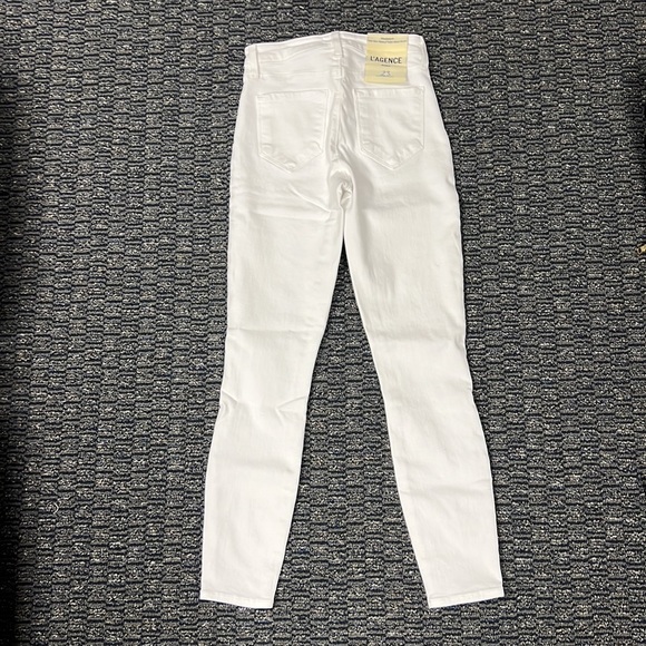 L’Agence white Margot high waist stretch skinny ankle jeans - Picture 5 of 5